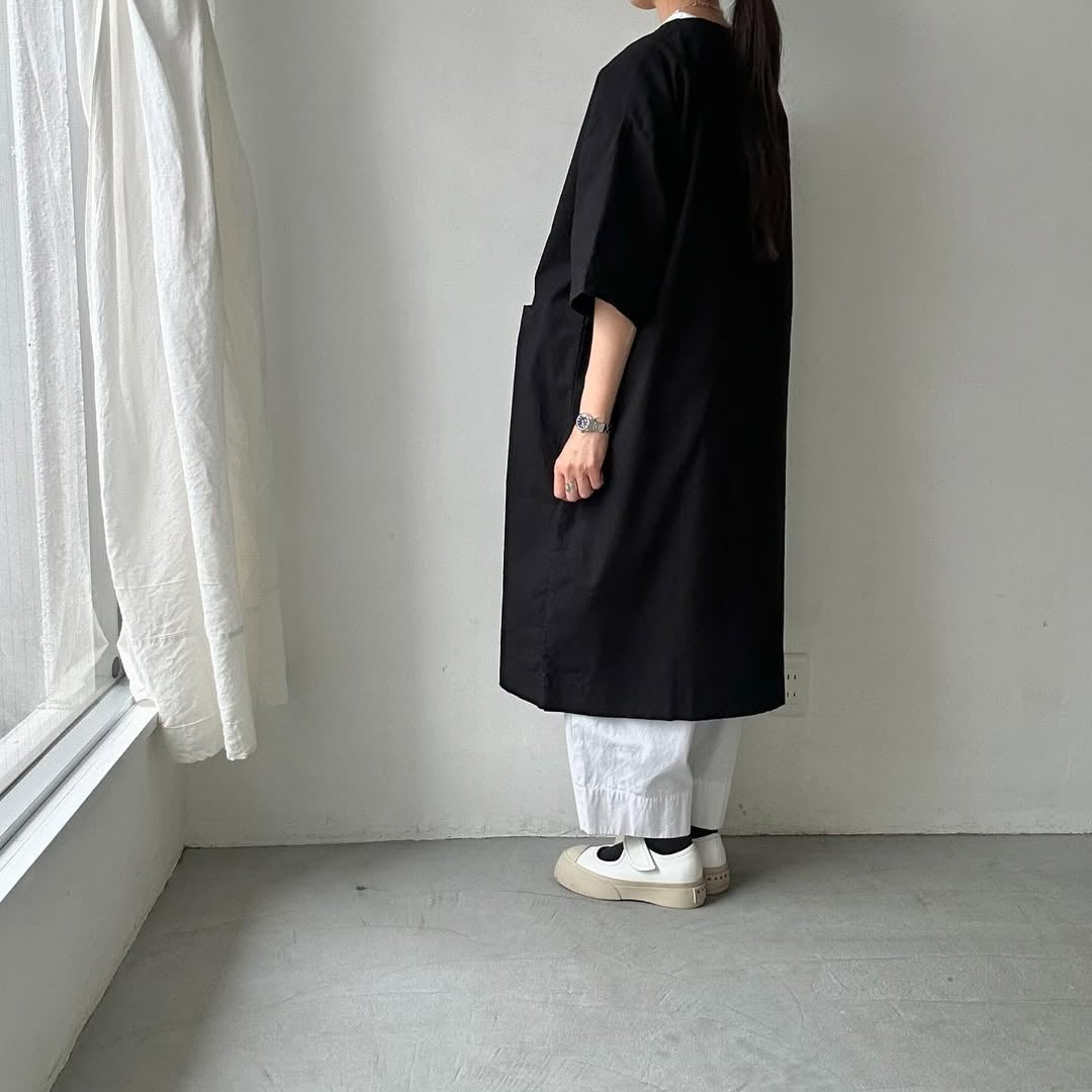 jujudhau デッドストックコットンイージードレス