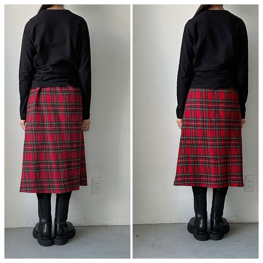 R&D.M.Co ハート長袖Tシャツ