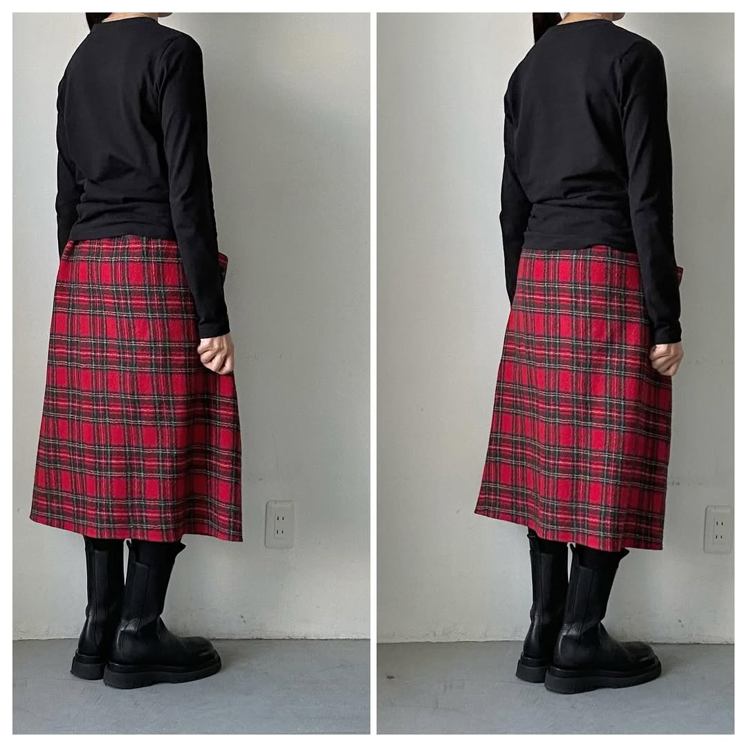 R&D.M.Co ハート長袖Tシャツ