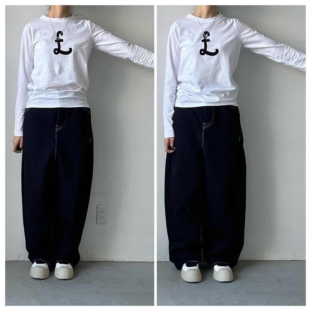 R&D.M.Co ポンド長袖Tシャツ