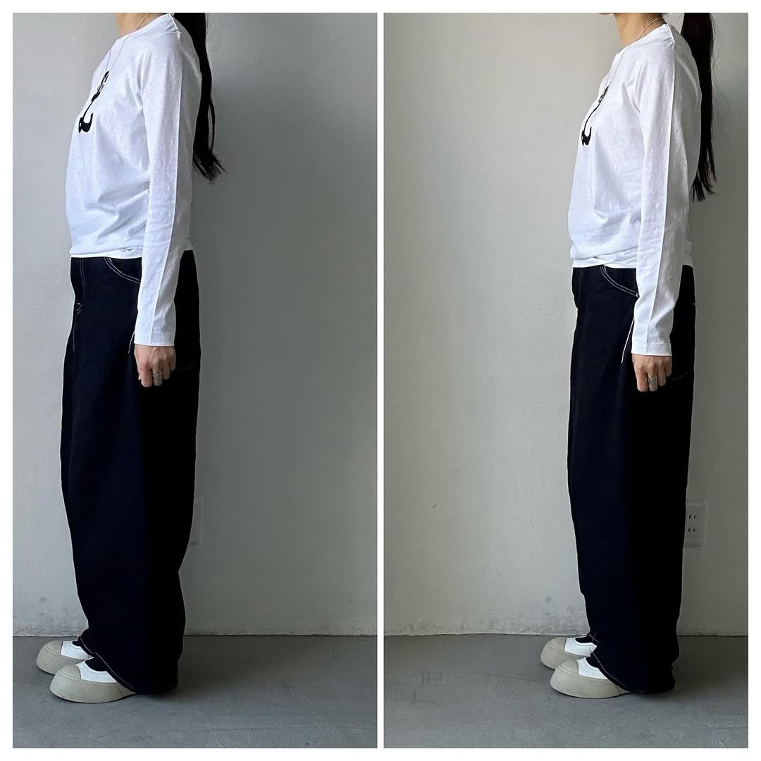 R&D.M.Co ポンド長袖Tシャツ