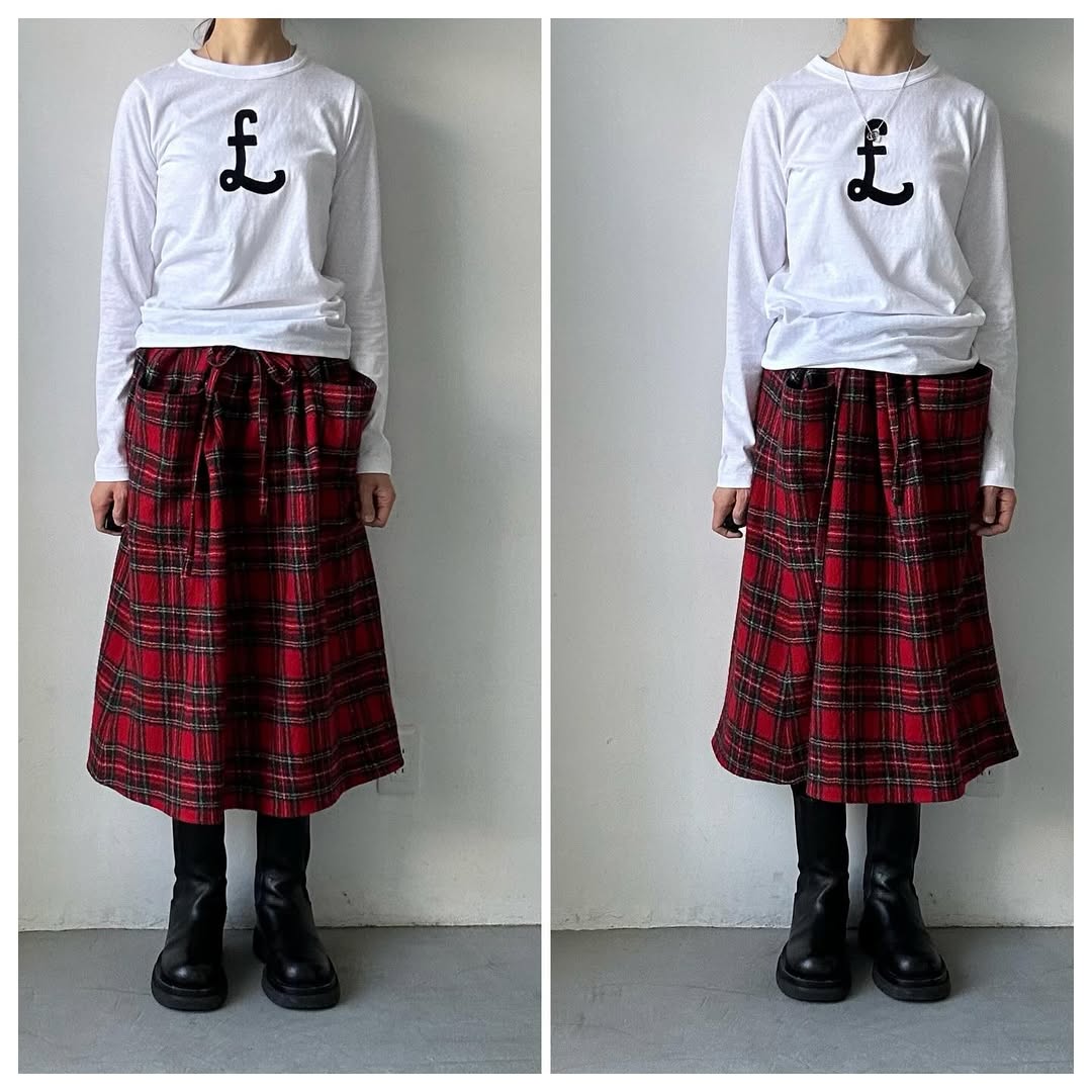 R&D.M.Co ポンド長袖Tシャツ