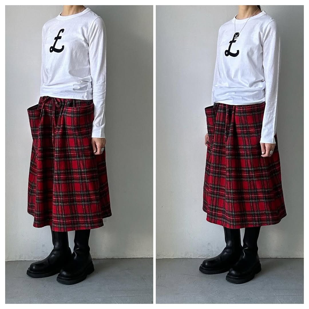 R&D.M.Co ポンド長袖Tシャツ