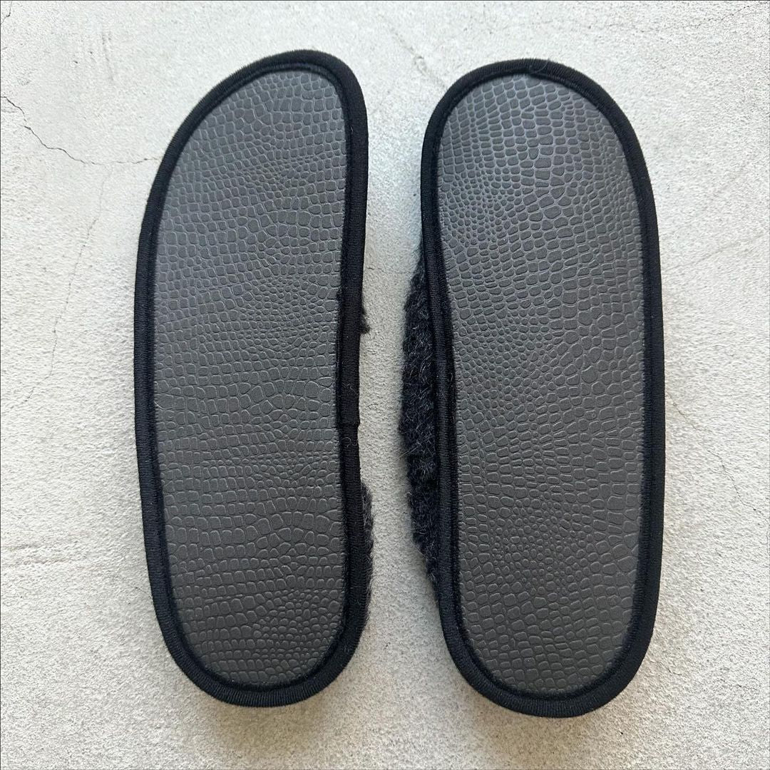 COLD BREAKER ウールルームシューズ ブラック