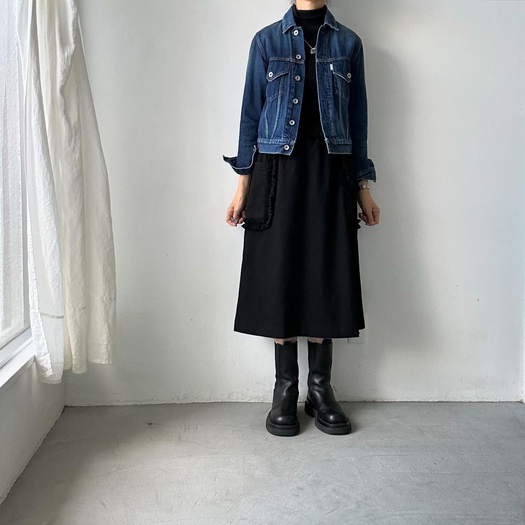 R&D.M.Co フリルデコレーションスカート