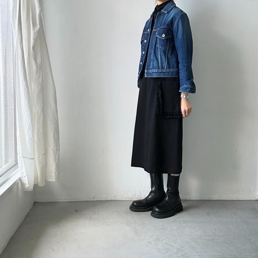 R&D.M.Co フリルデコレーションスカート