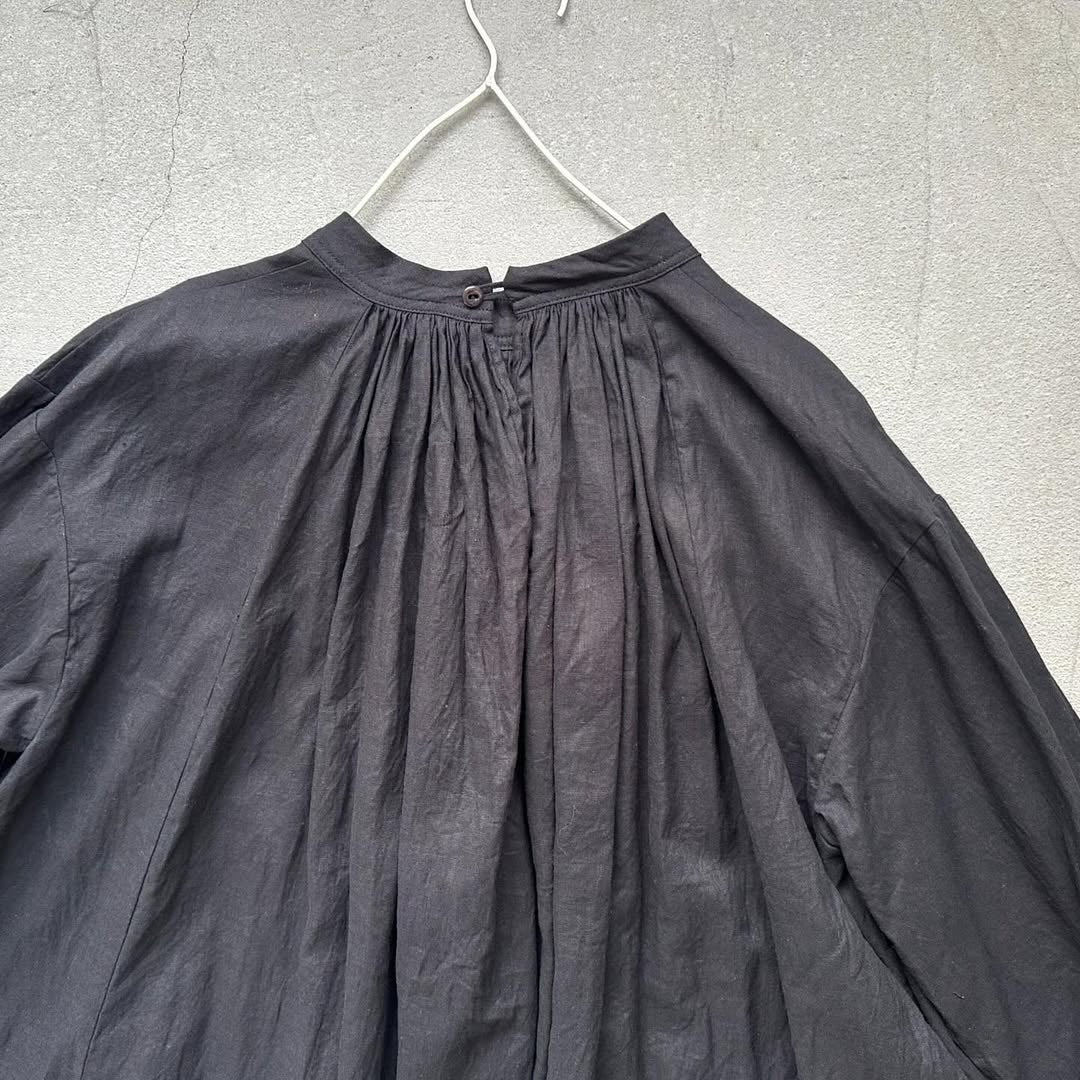 atelier d'antan Antoineギャザードレス ブラック