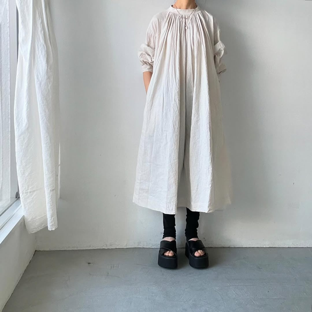 atelier d'antan Antoineギャザードレス ナチュラル