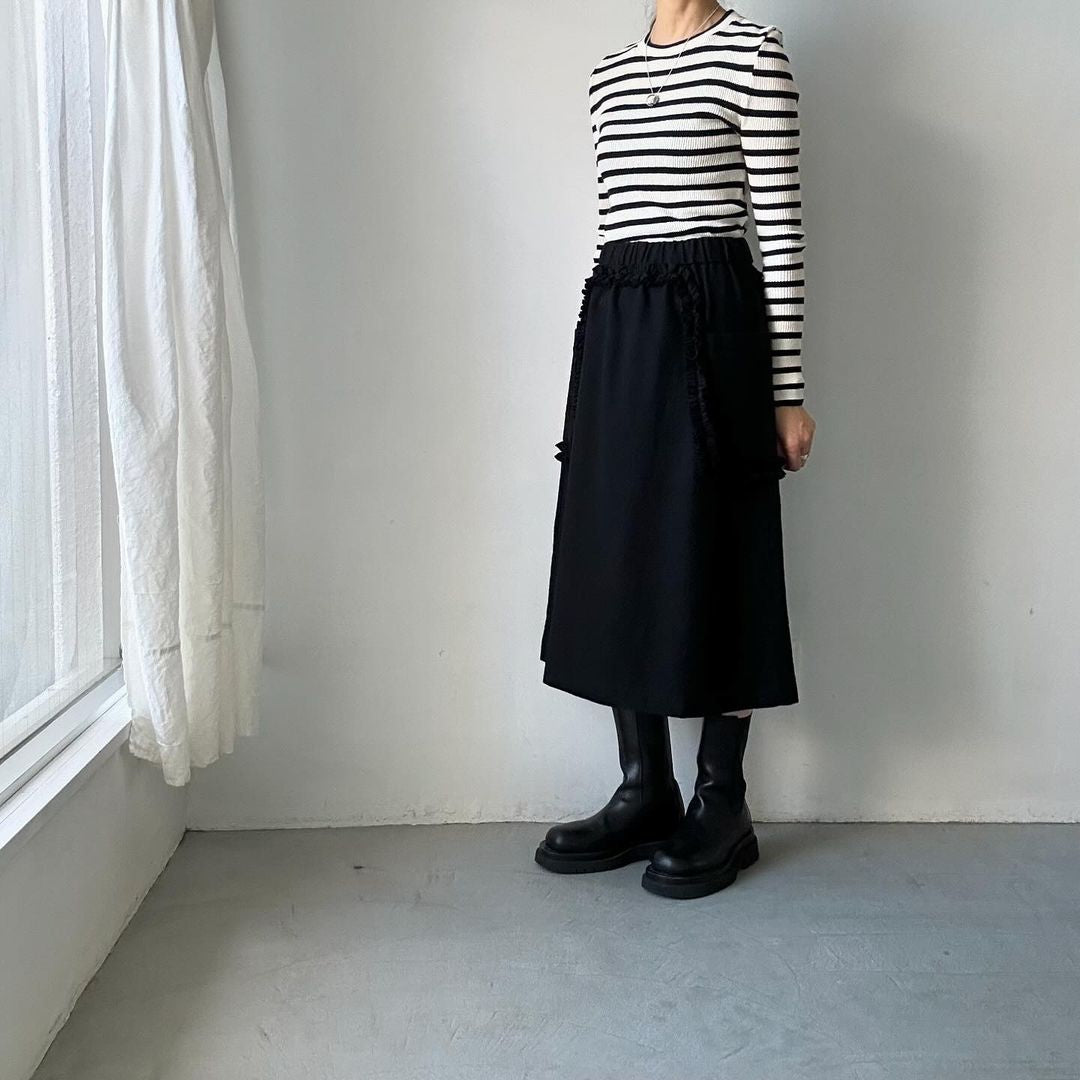 R&D.M.Co フリルデコレーションスカート