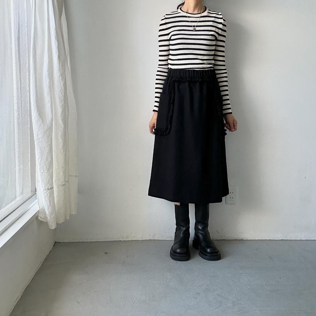 R&D.M.Co フリルデコレーションスカート