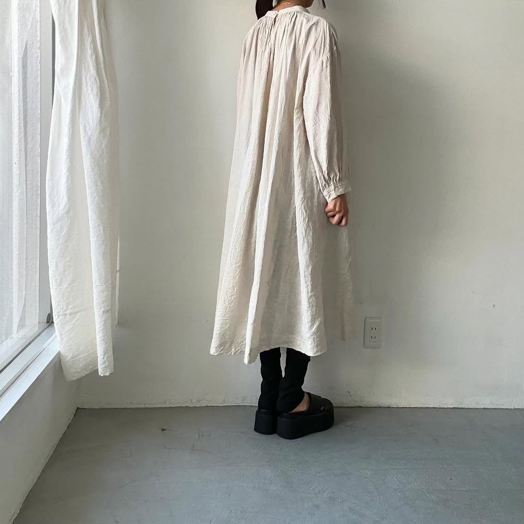 atelier d'antan Antoineギャザードレス ナチュラル