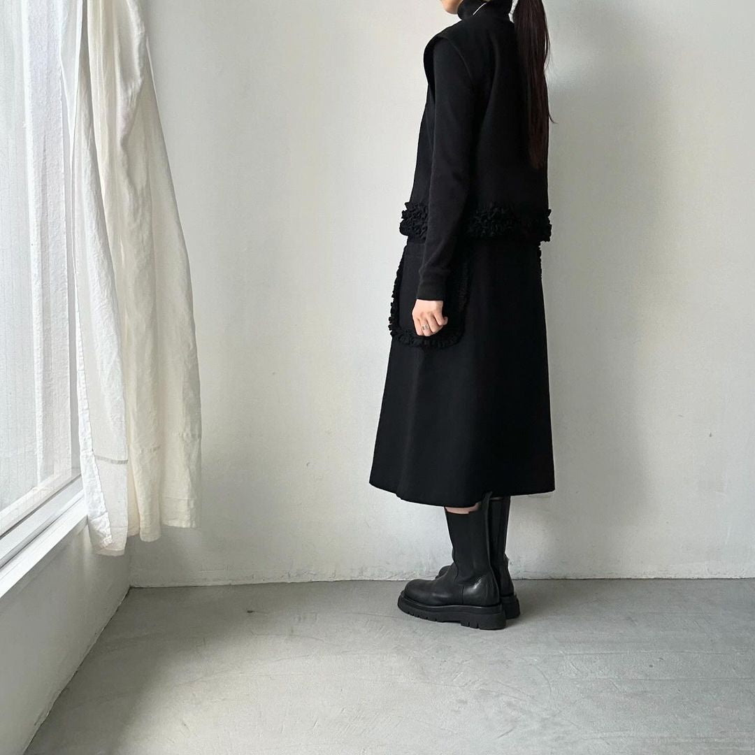 R&D.M.Co フリルデコレーションスカート