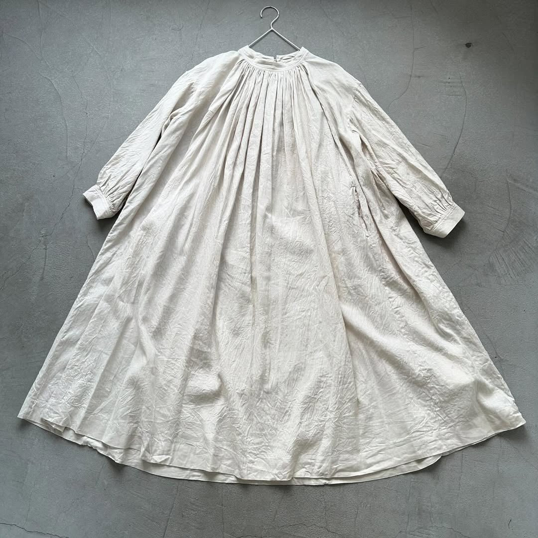 atelier d'antan Antoineギャザードレス ナチュラル