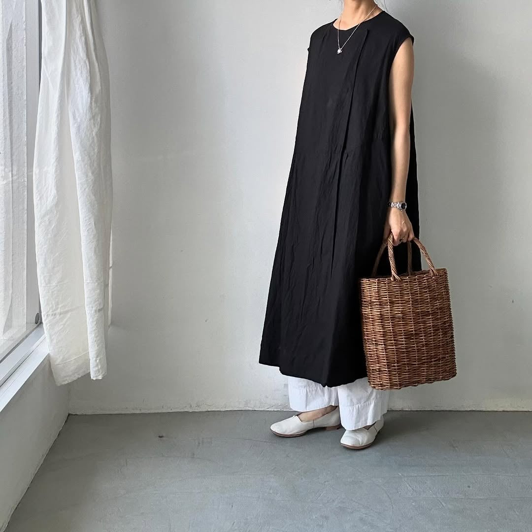 atelier d'antan brieノースリーブドレス