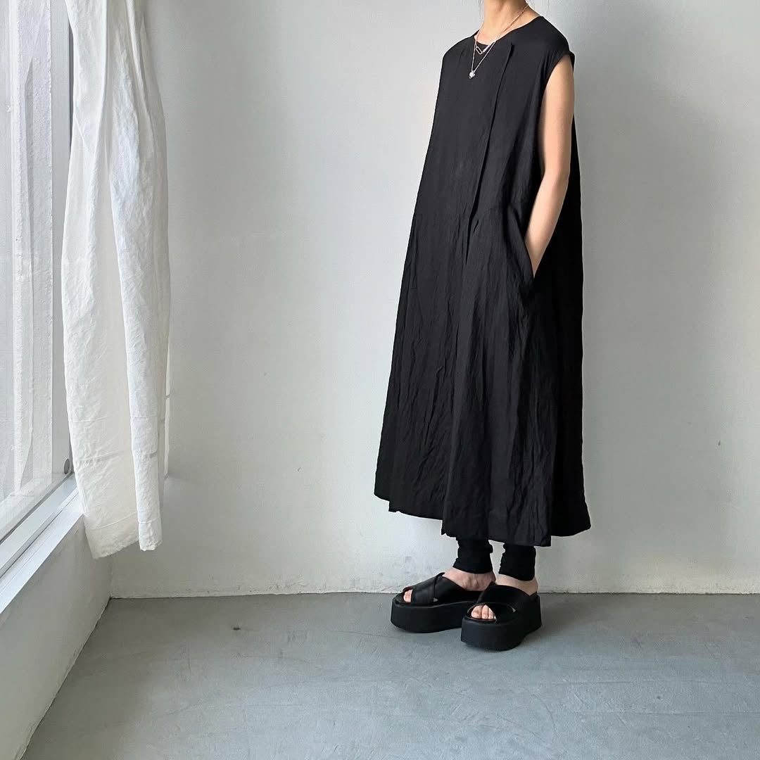atelier d'antan brieノースリーブドレス