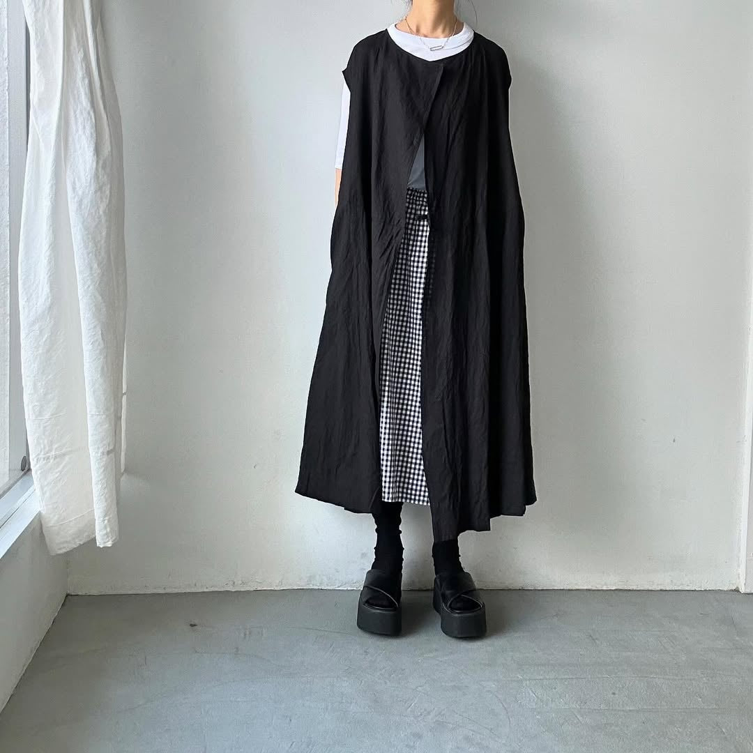 atelier d'antan brieノースリーブドレス