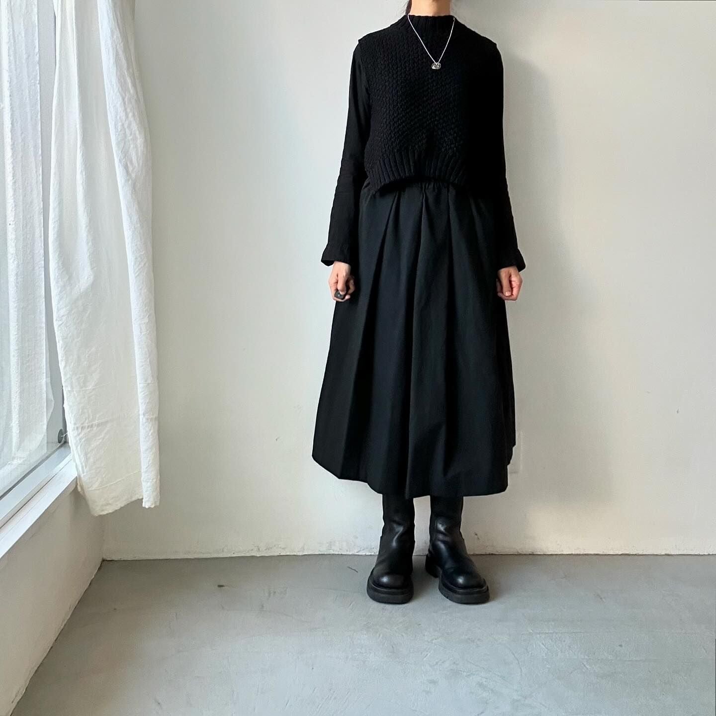 Linenya コットンタックスカート
