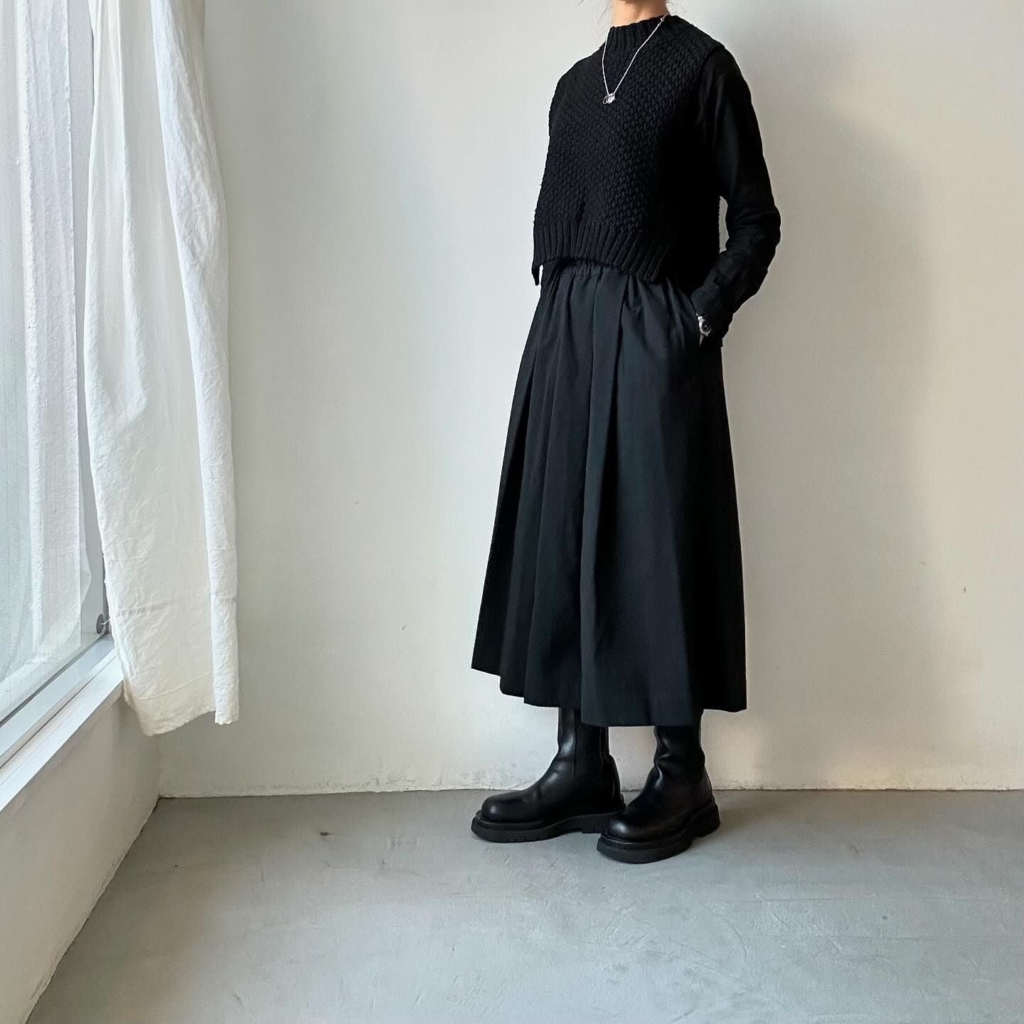 Linenya コットンタックスカート