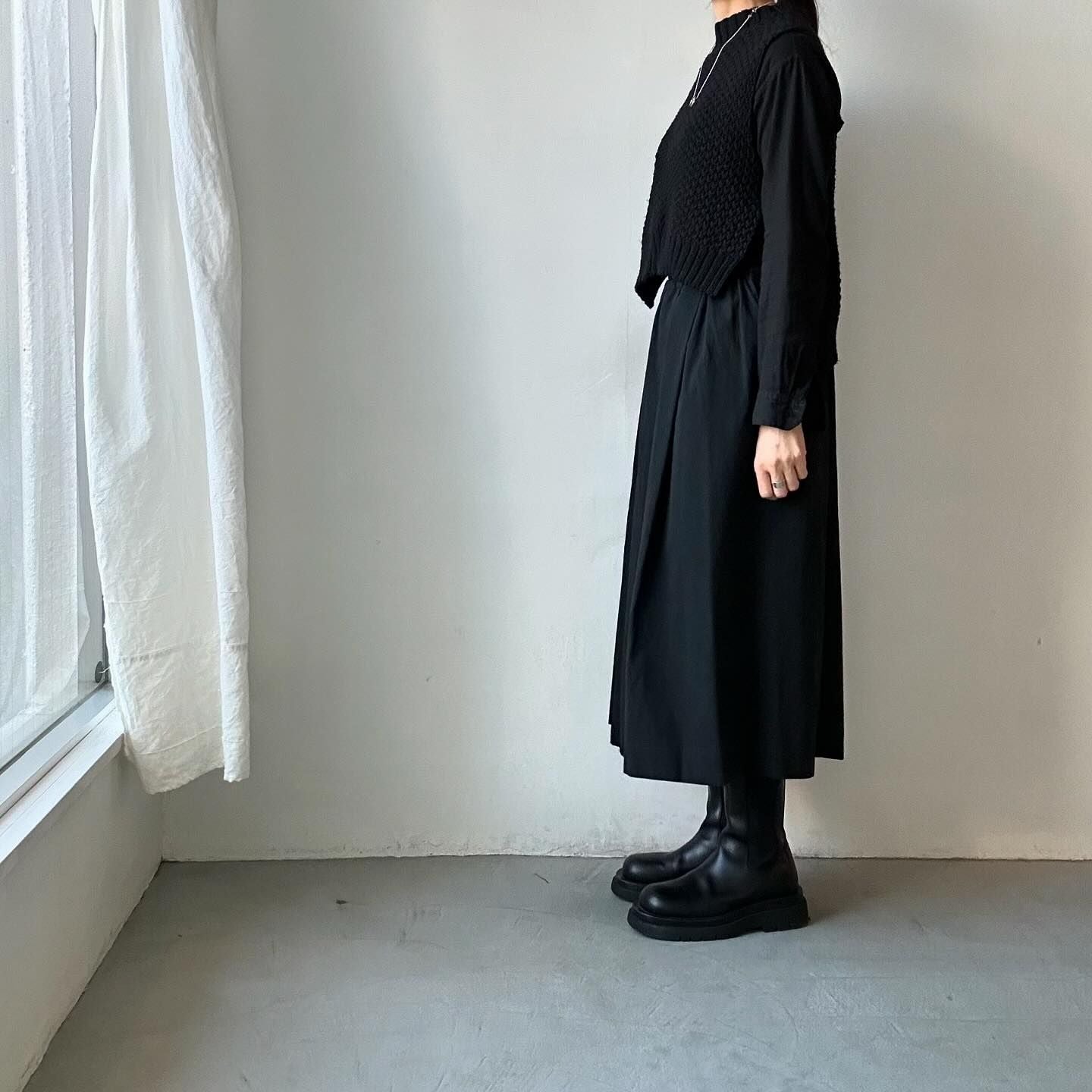 Linenya コットンタックスカート