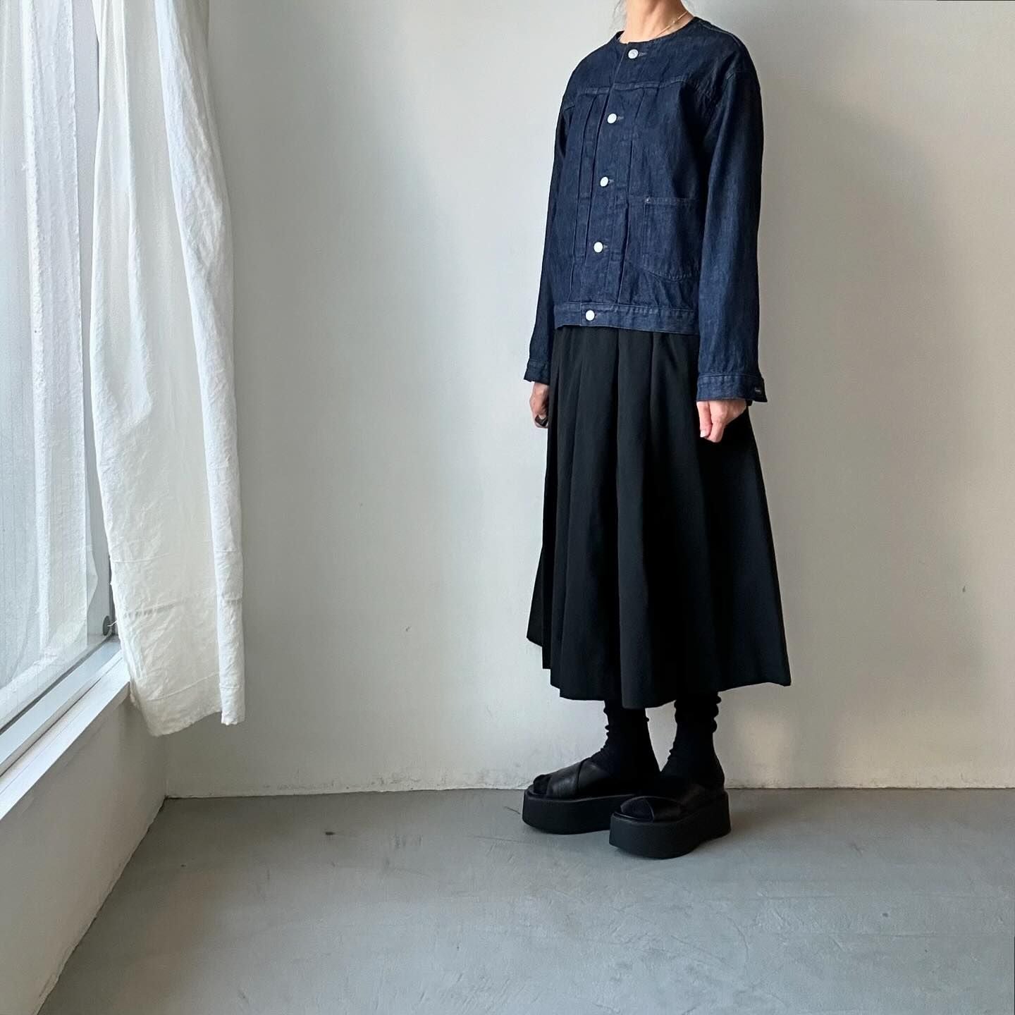 Linenya コットンタックスカート