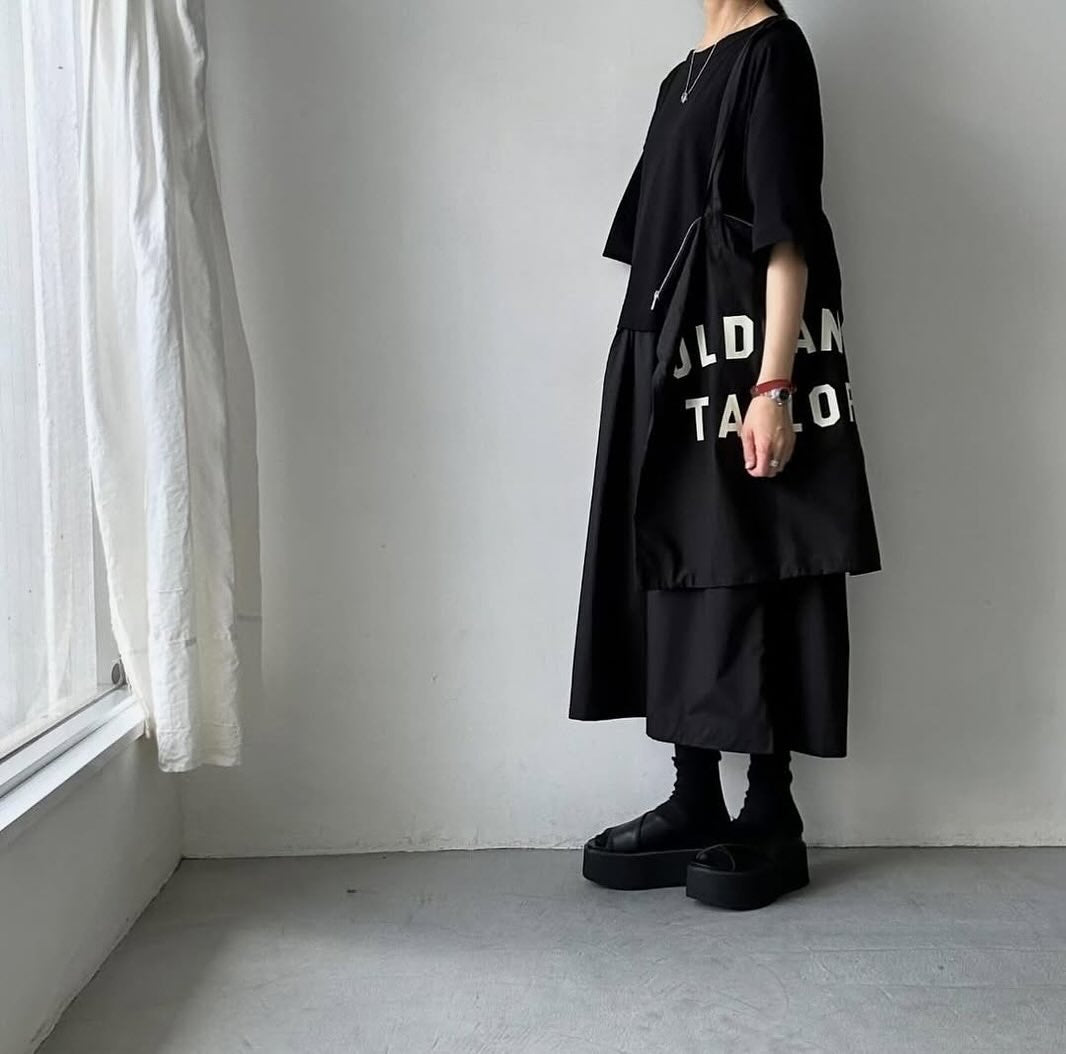cion コットンTシャツコンビワンピース