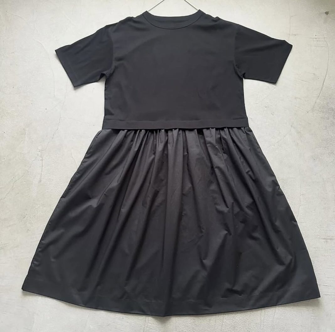 cion コットンTシャツコンビワンピース