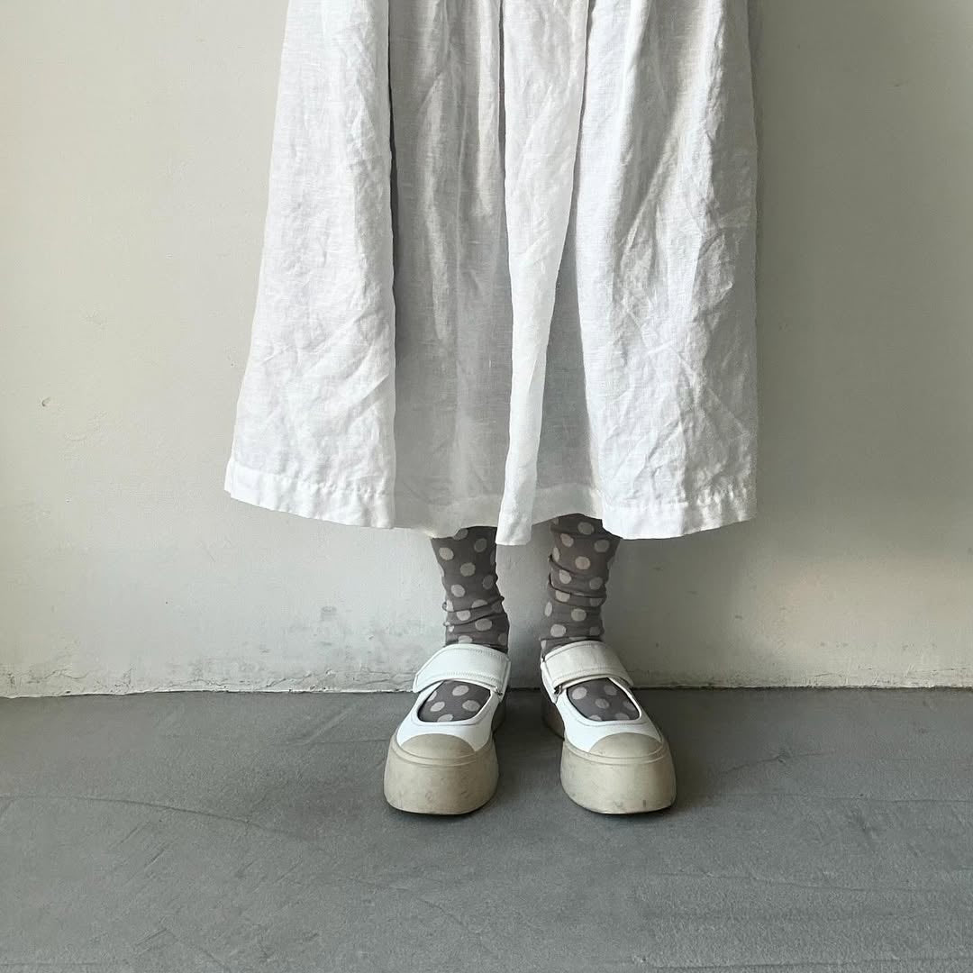 French Bull ボンボンソックス グレー