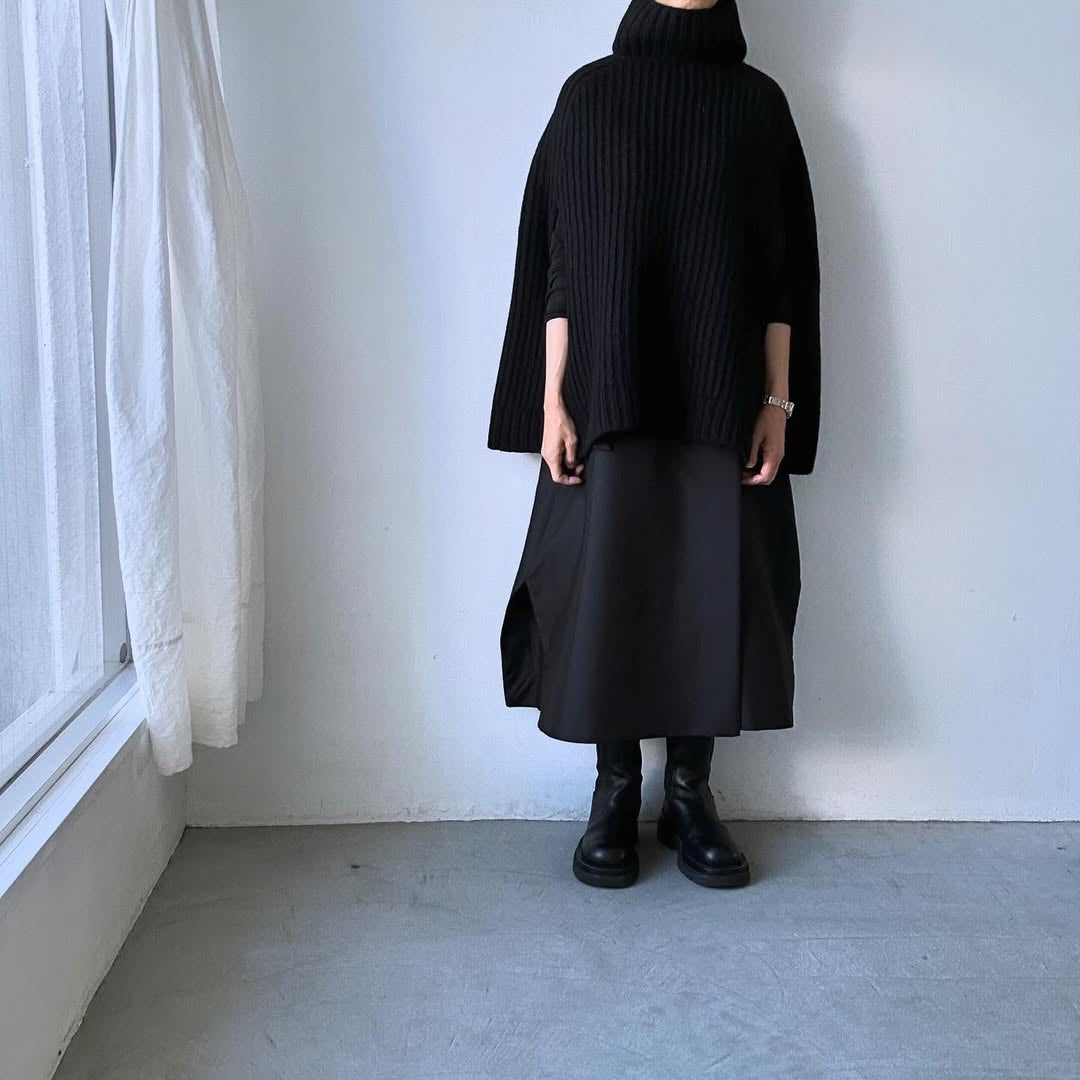 R&D.M.Co ロービングヤーンポンチョ