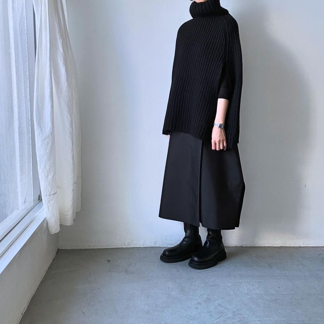R&D.M.Co ロービングヤーンポンチョ