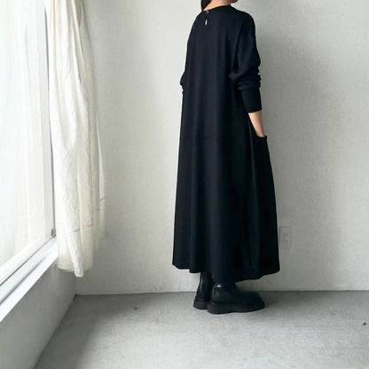 atelier naruse  スムースウールコクーンワンピース　size2