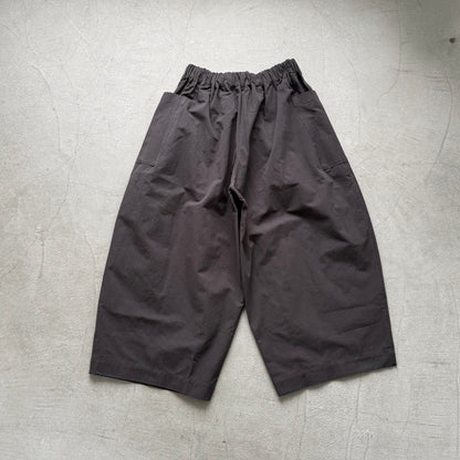 atelier d'antan Perriereコットンワイドパンツ　ダークグレーsize 1