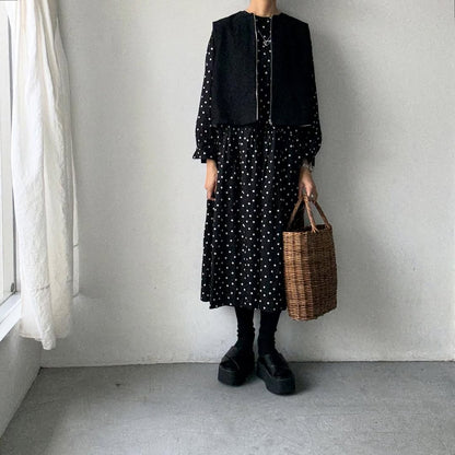 R&D.M.Co  コットンウールシャーリングベスト