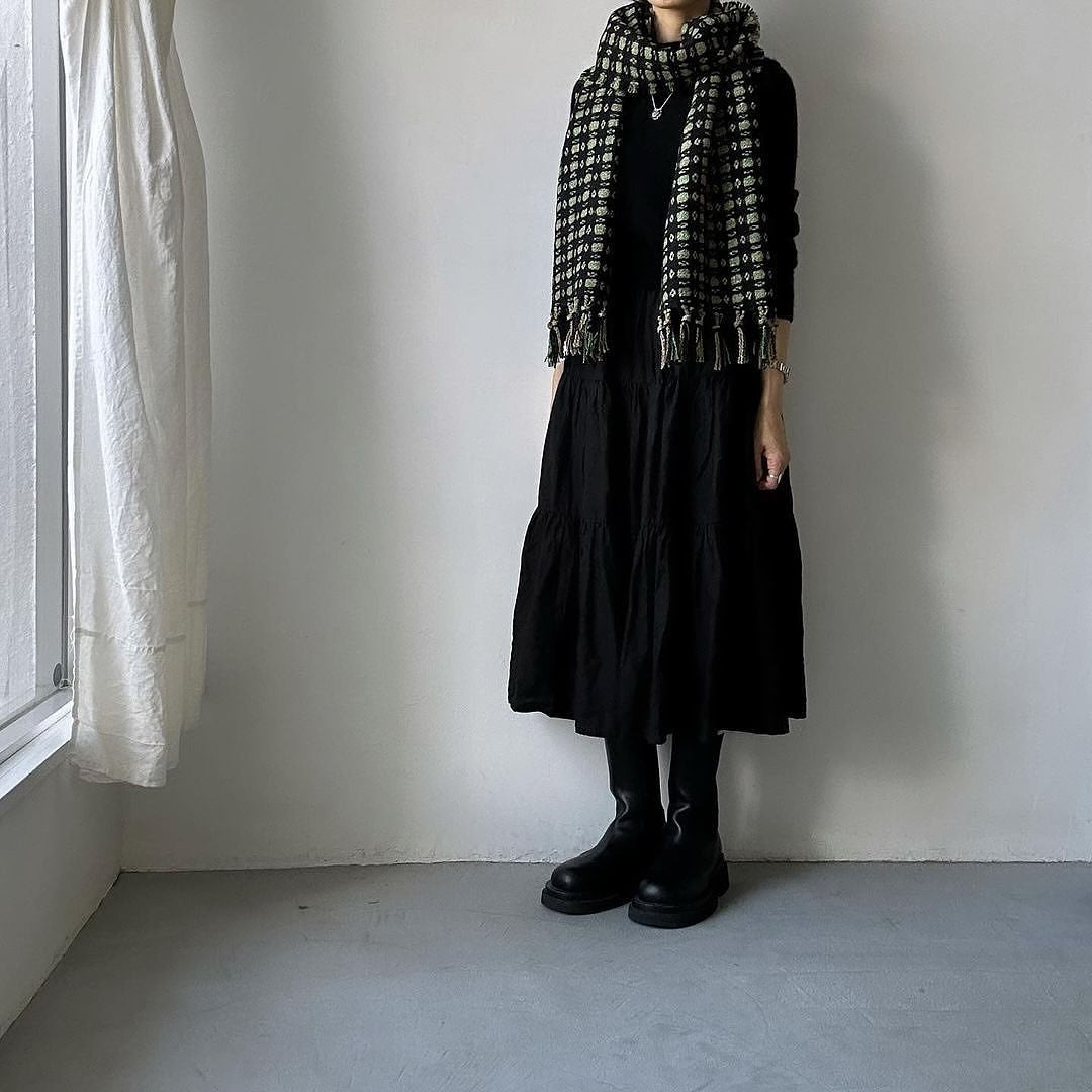 kijinokanosei  hisuiフリンジマフラー