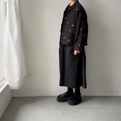 atelier naruse  コットンリネンテーラードジャケットnohara