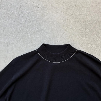 cion  コットンモックネックニット