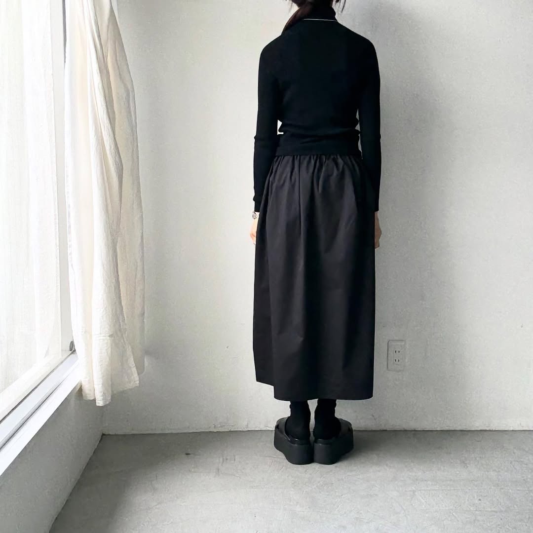 SACUCA  タックギャザースカート