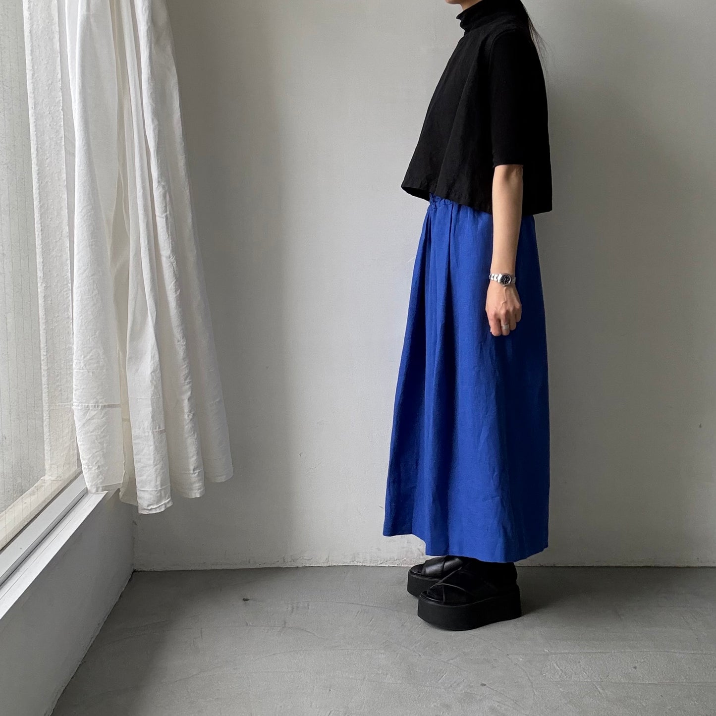 Linenya  リネンタックスカート