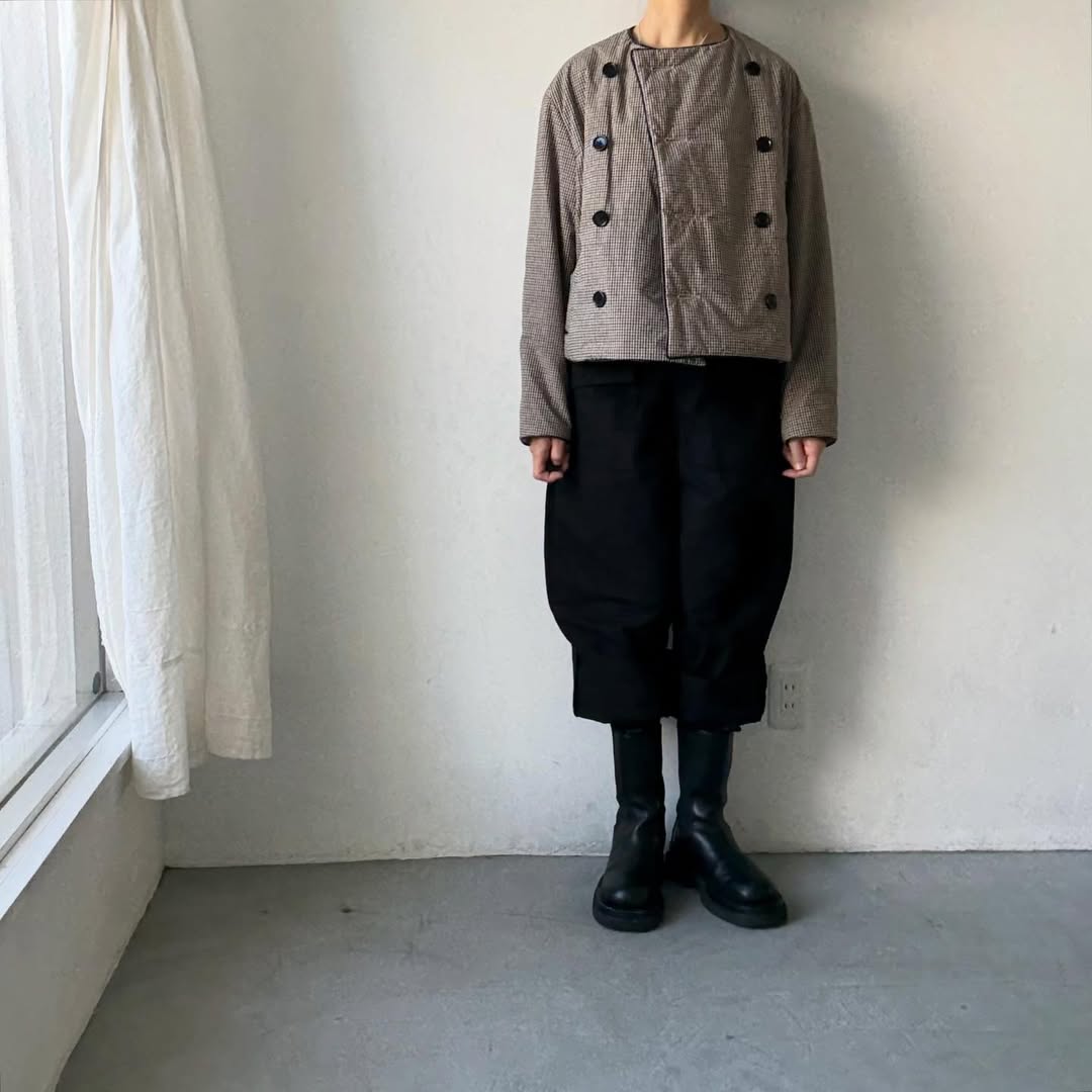 R&D.M.Co  ガンクラブトリミングパフジャケット
