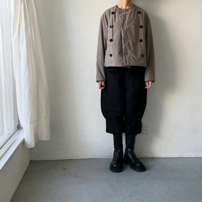 R&D.M.Co  ガンクラブトリミングパフジャケット