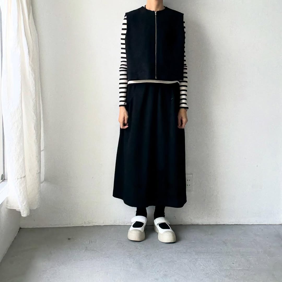 R&D.M.Co  コットンウールシャーリングベスト