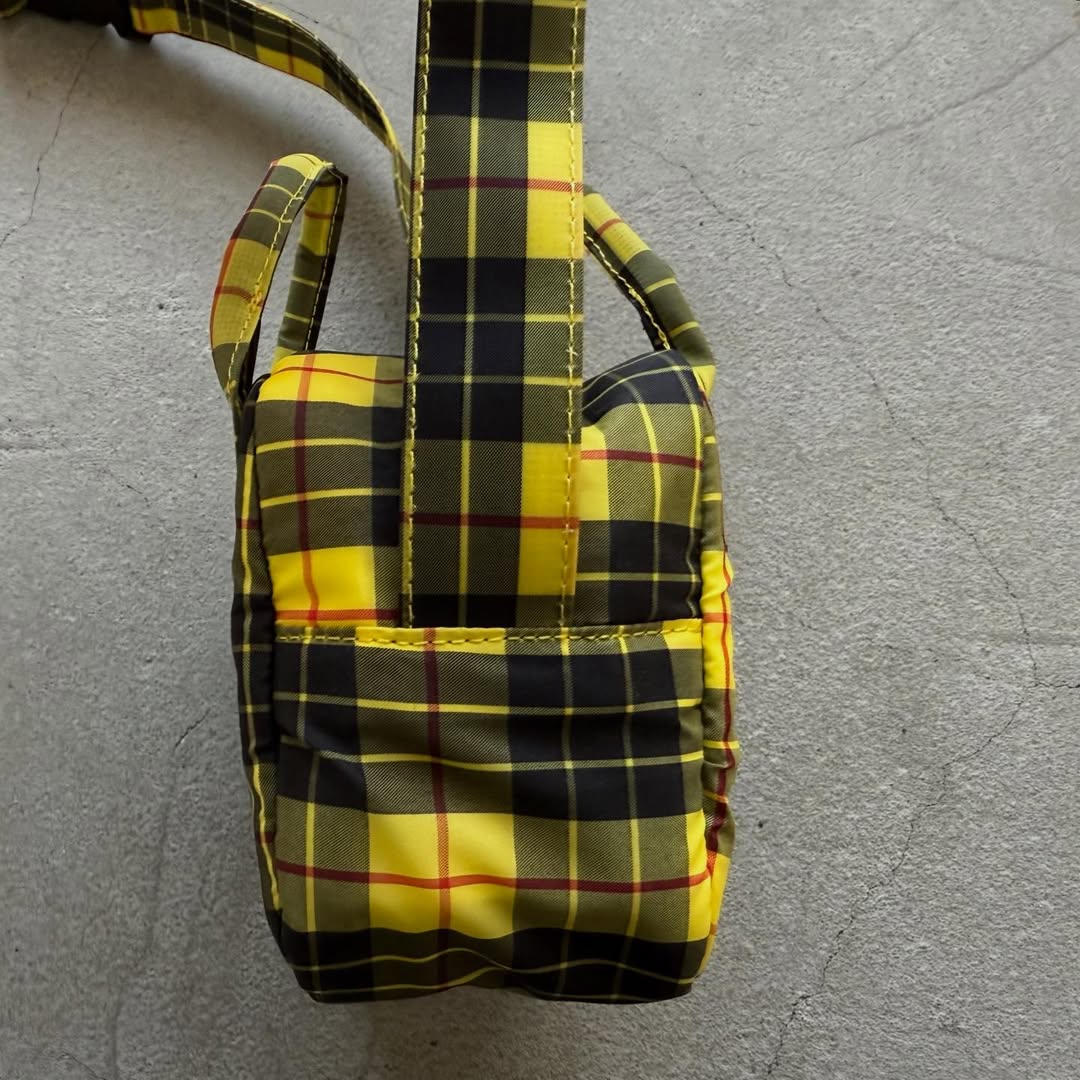R&D.M.Co タータンチェックグロッサリーミニショルダーバッグ　ルイス
