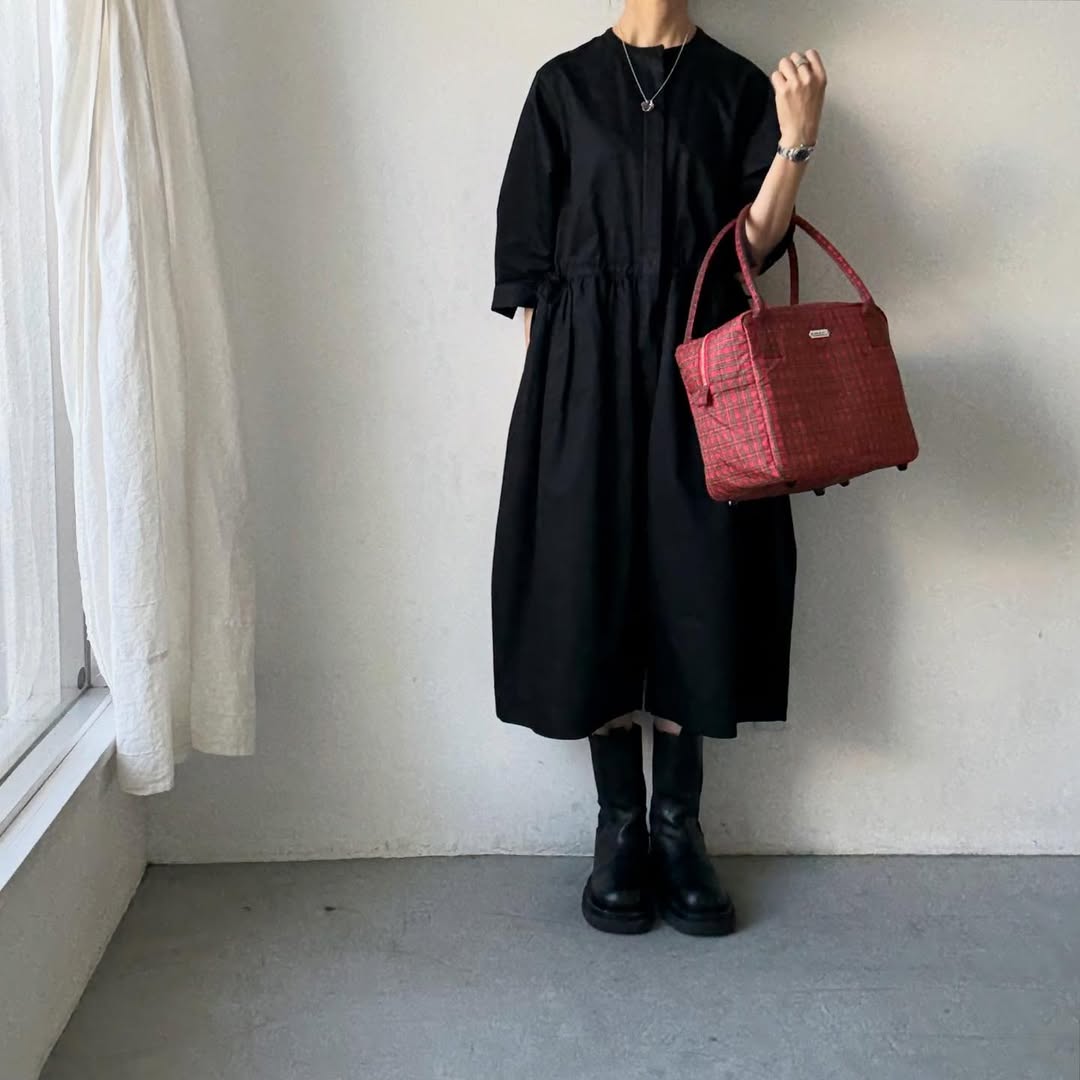 R&D.M.Co タータンチェックグロッサリーボストンバッグ　ロイヤルスチュワート