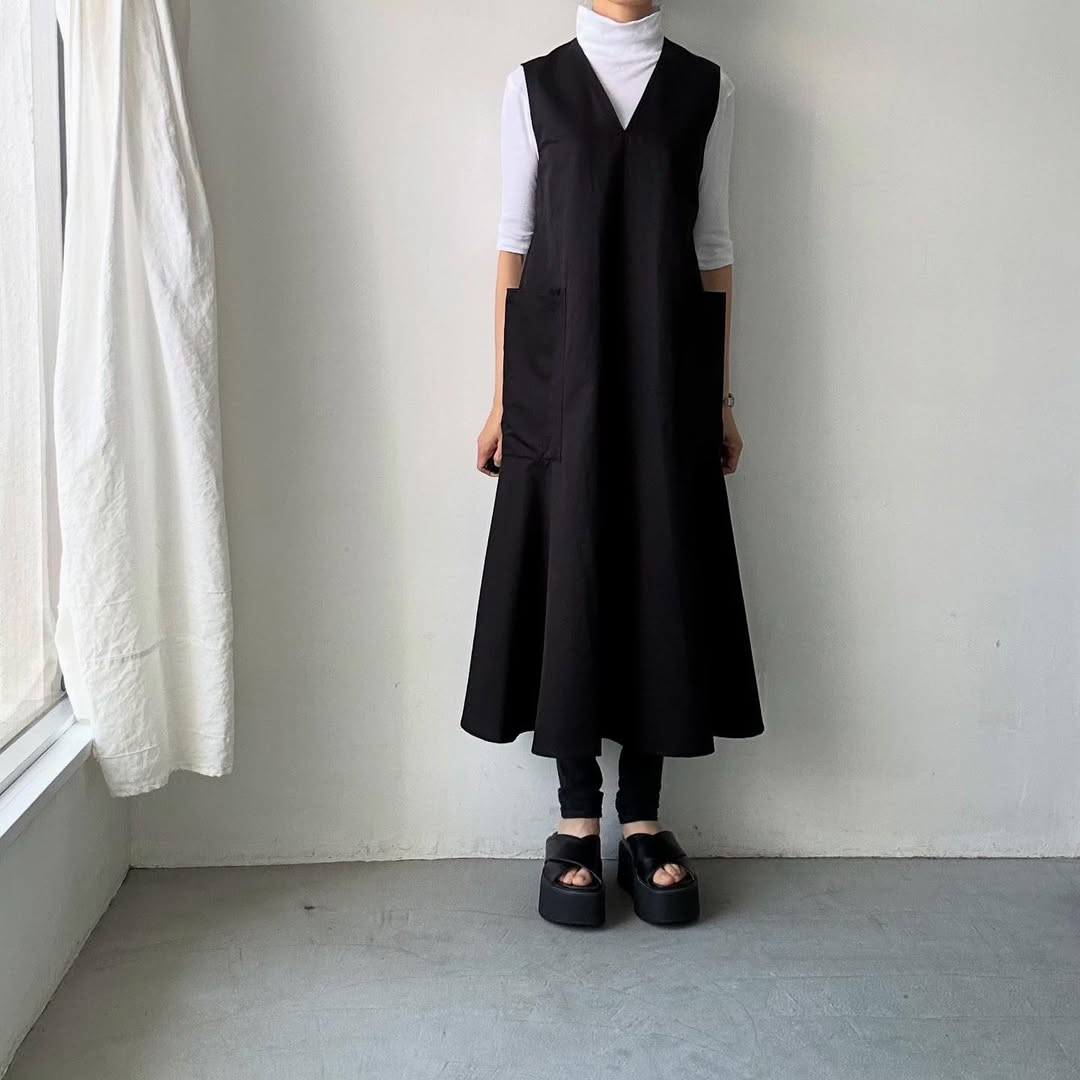 TENNE HANDCRAFTED MODERN ノースリーブマーメイドドレス