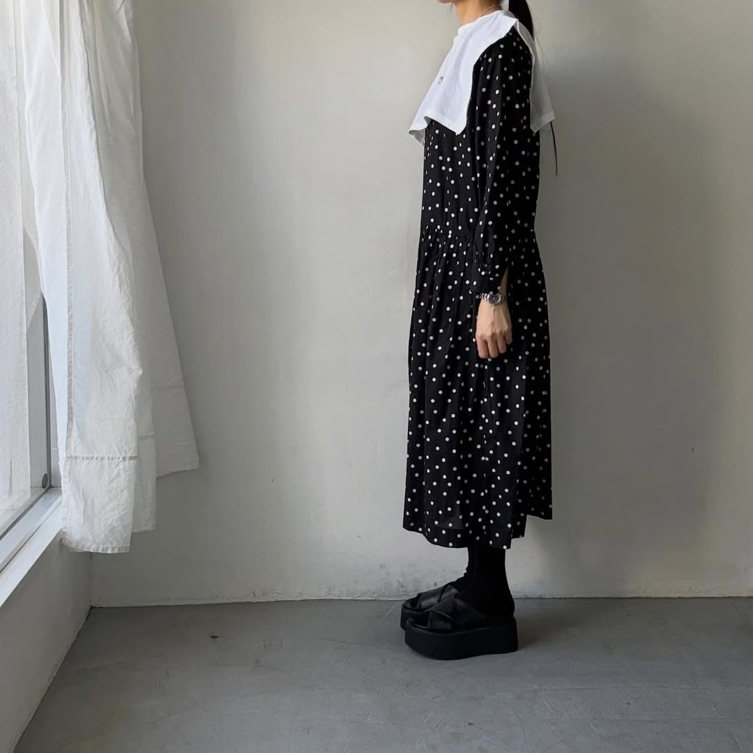 homspun  天竺スクエア付け襟　ホワイト