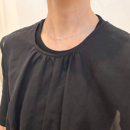Toile Bijoux ハーキマーダイヤモンドチェーンネックレス