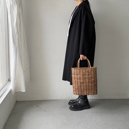 ゴーシュ  ウールシルクカシミアリバーロングコート