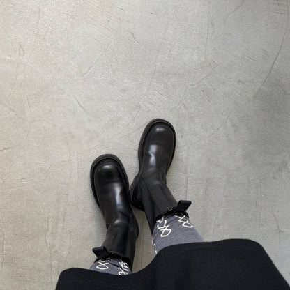 atelier naruse ウールループハイソックス