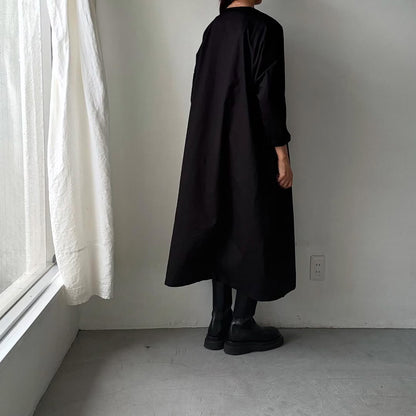 jujudhau コットンツイルポケットドレス