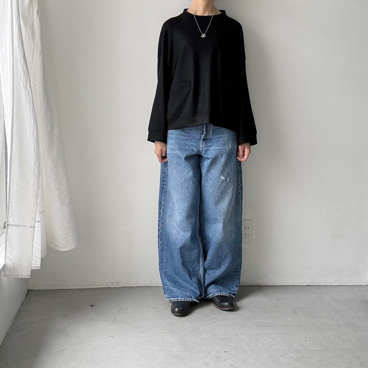 R&D.M.Co  ミドルスムースポケットプルオーバー