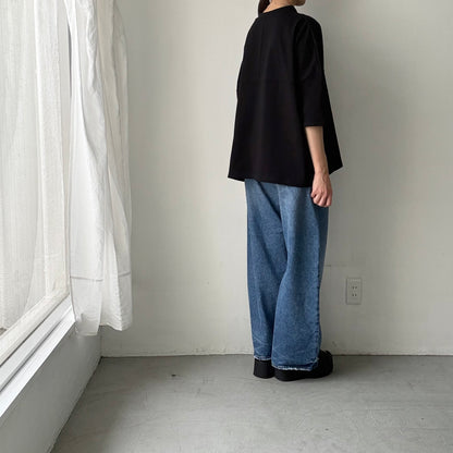 Linenya  テラヴェ7分袖Tシャツ